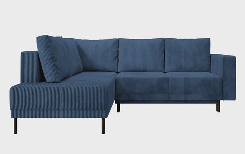 Hoekbank Mira links ribstof | Selsey Design