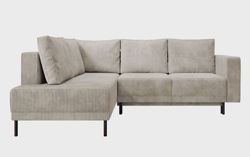 Hoekbank Mira links ribstof | Selsey Design