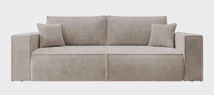 3-zits slaapbank Galine ribstof | NADUVI Collection