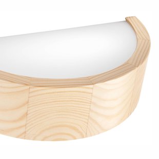 Envostar Kerio wandlamp, 27,5 cm, grenen naturel