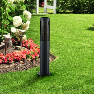 Lindby Statius sokkellamp, antraciet, ijzer, 45 cm Lindby Statius sokkellamp, antraciet, ijzer, 45 cm