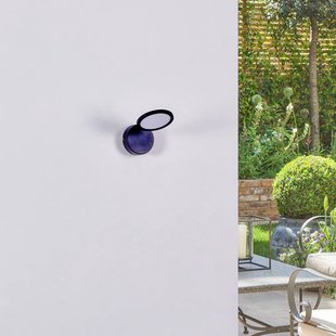 Lindby spot Manel, zwart, ijzer, 18 cm hoog