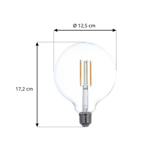 LUUMR Slimme LED E27 G125 7W ZigBee Tuya Philips Hue set van 2