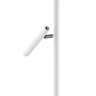 HELL LED vloerlamp Streak, 2-lamps met dimmer, wit