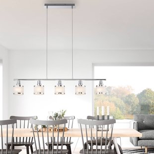 JUST LIGHT. GmbH Hanglamp Accor, versie 5-lamps