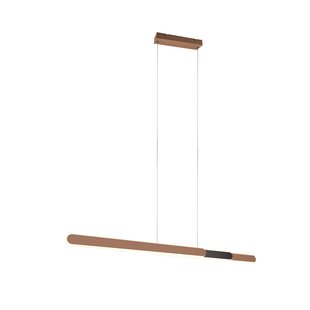 Trio Lighting LED hanglamp Helios uittrekbaar dim CCT koffie