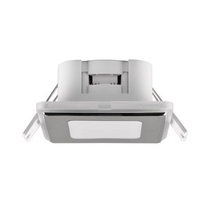 Trio Lighting LED inbouwlamp Nimbus IP44 8,5x8,5cm 830 chroom