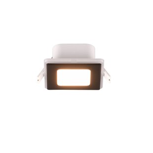 Trio Lighting LED inbouwlamp Nimbus IP44 8,5x8,5cm 830 zwart