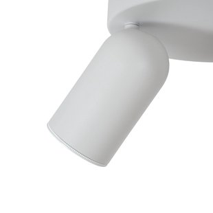 Lucide Plafondspot Punch, 3-lamps, rondel, wit