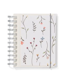 HEMA Fotoboek insteeketui met spiraal 16x13 bloem