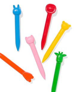 HEMA Waskrijtjes dier - 6 stuks