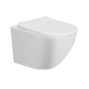 Wandcloset Van Marcke Go Perl II Rimless Softclose Wit (pk)