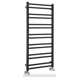 Designradiator Sapho Metro Dos 50x110 cm Mat Zwart