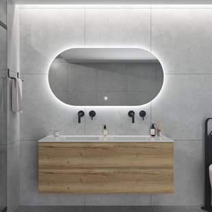 Badkamerspiegel Gliss Orion 70x180cm Horizontaal LED Incl. Verwarming