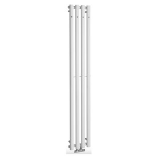 Designradiator Sapho Pilon Recht 27x180 cm 660W incl. 4 Haken Wit