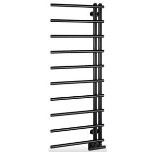 Designradiator Sapho Justina 50x124,6 cm 340W Mat Zwart