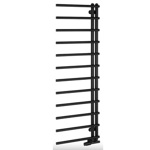 Designradiator Sapho Justina 50x151 cm 410W Mat Zwart