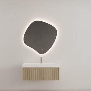 Badkamermeubel Gliss Design Timotheus 120 cm Corn Silk (Keuze Wastafel)