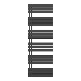 Handdoekradiator BWS Boss Links aansluiting 1021W 180x60 cm Mat Zwart
