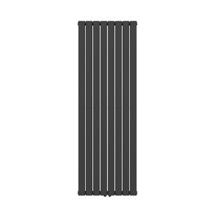 Radiator BWS Busso Verticaal Vierkant Dubbelzijdig 180x608 cm Zwart