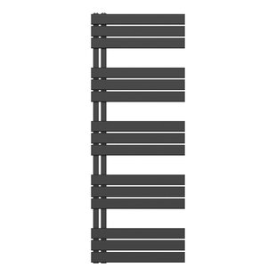 Handdoekradiator BWS Boss Links aansluiting 864W 160x60 cm Mat Zwart