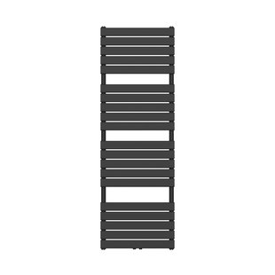 Handdoekradiator BWS Ress Middenaansluiting 1081W 180x60 cm Zwart