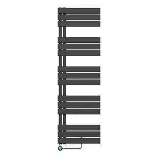 Handdoekradiator BWS Boss Links aansluiting 755W 160x50 cm Zwart
