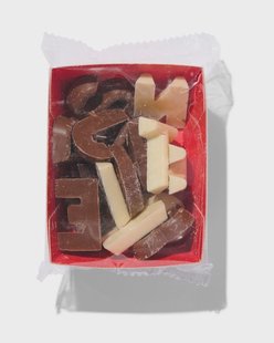 HEMA Chocolade lettertjes 125gram