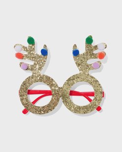 HEMA Kerstbril (goud)