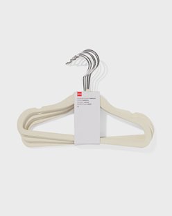 HEMA Kledinghanger klein velours wit - 6 stuks
