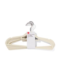 HEMA Kledinghanger velours wit - 6 stuks