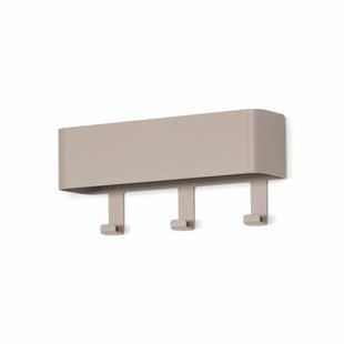 Kapstok Raaf Taupe 3-haaks