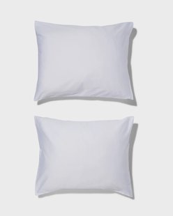HEMA Kussenslopen 60x70cm satijn wit (wit)