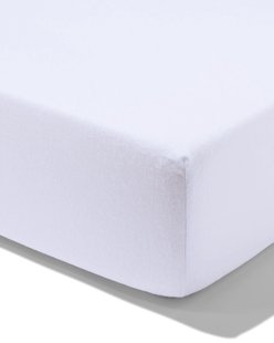 HEMA Hoeslaken 140x200cm flanel wit (wit)