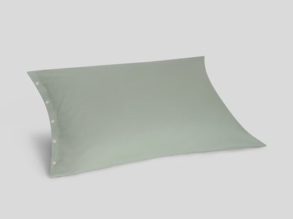 Yumeko Kussensloop flanel pale green 70x90 100% biologisch katoen, flanel (licht geborsteld)