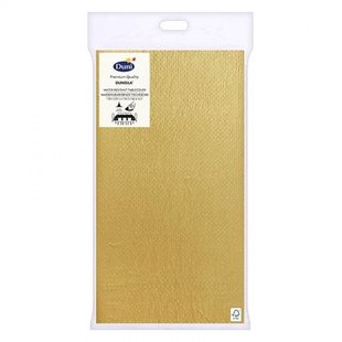 Duni tafellaken goud 138x220cm