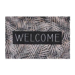 MD Entree - Deurmat - Ambiance - Leaves - Beige - 50 x 75 cm