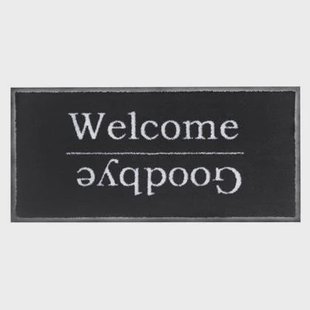 MD Entree - Deurmat - Emotion XS - Welcome Goodbye - 40 x 80 cm
