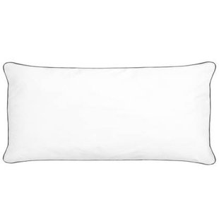 Beliani - PELISTER - Hoofdkussen hoog - Wit - 40 x 80 cm - Katoen