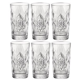 Bormioli Rocco Drinkglazen - 6x stuks - transparant - 490 ml