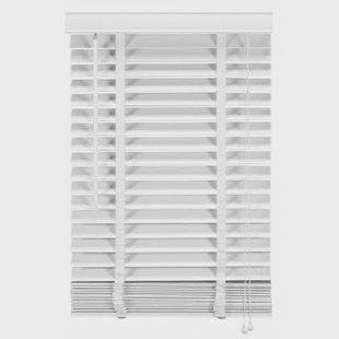 Jaloezie Hout Wit - Hout - 60x130x5cm (BxHxD)