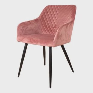 DS4U Gaby armstoel velvet roze DS4U Gaby armstoel velvet roze