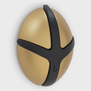 Spinder Design kapstok Tick - Goud | Zwart- 3 haken