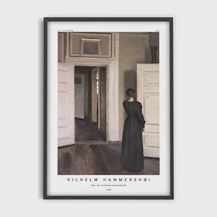 PSTR studio - Vilhelm Hammershøi - Interior woman