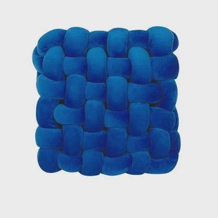 Beliani - SIRALI - Sierkussen - Blauw - 30 x 30 cm - Fluweel