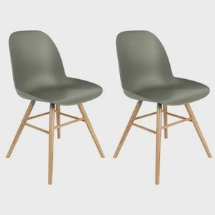 Zuiver Set 2 Stoelen Albert Kuip - Groen
