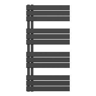 Handdoekradiator BWS Boss Links aansluiting 681W 120x60 cm Zwart