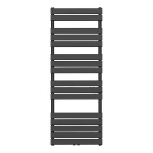Handdoekradiator BWS Ress Middenaansluiting 160x60 cm Zwart