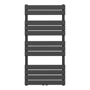 Handdoekradiator BWS Ress Middenaansluiting 681W 120x60 cm Zwart