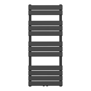 Handdoekradiator BWS Ress Middenaansluiting 681W 120x50 cm Zwart
